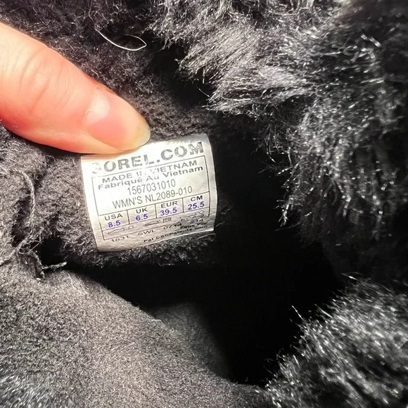 Sorel Women Boots Tivoli Waterproof Black size 8.5 - Picture 8 of 8